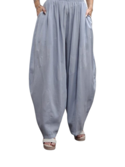 Broek ijsblauw 100% katoen