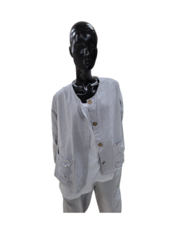 Jasje/vest grijs met knoopsluiting