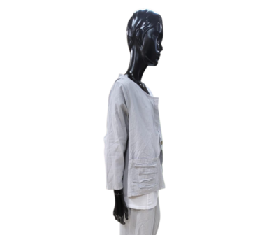 Jasje/vest grijs met knoopsluiting
