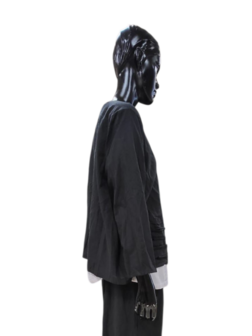 Jasje/vest zwart met knoopsluiting