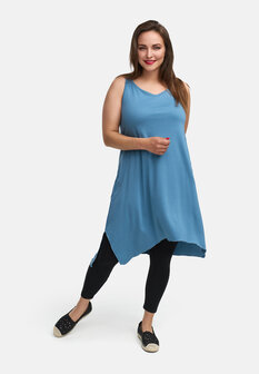 Kekoo mouwloze jurk/top Solail blauw