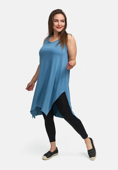 Kekoo mouwloze jurk/top Solail blauw