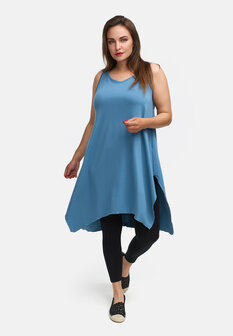 Kekoo mouwloze jurk/top Solail blauw