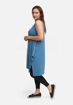 Kekoo mouwloze jurk/top Solail blauw