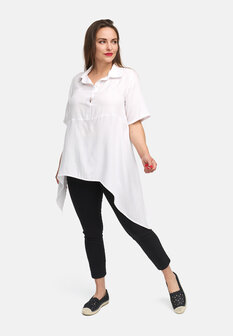 Kekoo lange blouse &#039;Serra&#039; wit