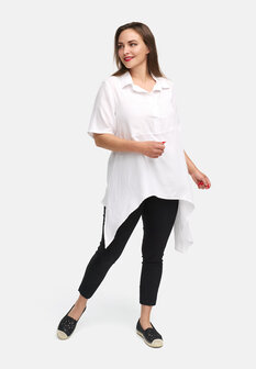 Kekoo lange blouse &#039;Serra&#039; wit