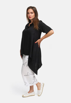 Kekoo lange blouse &#039;Serra&#039; zwart
