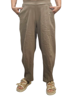  Broek greige stretch