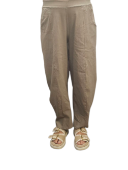  Broek greige stretch