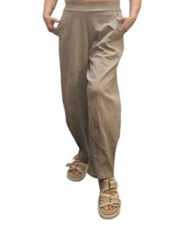  Broek greige stretch