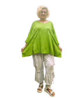 Shirt-groen-A-lijn-100-cotton