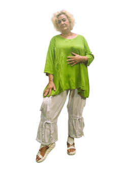 Shirt-groen-A-lijn-100-cotton