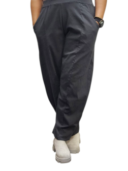 Broek-antraciet stretch