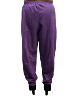 Wijde broek purple 100% cotton