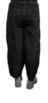 Aparte broek zwart stonewashed