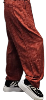 soepel vallende broek met centuur Terra