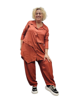 Soepel vallende aparte blouse terra