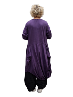 Aparte-ballonjurk/tuniek-purple