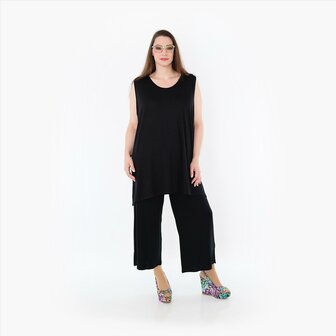 Mouwloze top Skye zwart