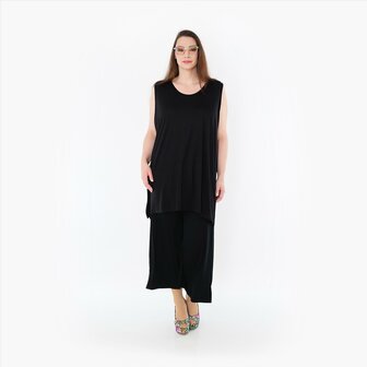 Mouwloze top Skye zwart