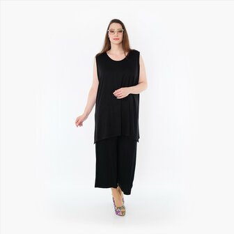 Mouwloze top Skye zwart