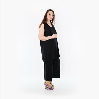 Mouwloze top Skye zwart