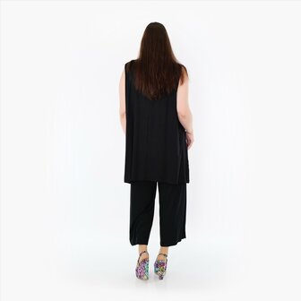 Mouwloze top Skye zwart