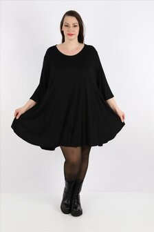 Basic Big shirt Skye zwart