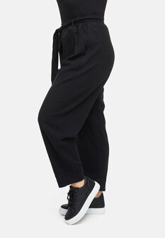 Broek met centuur zwart 