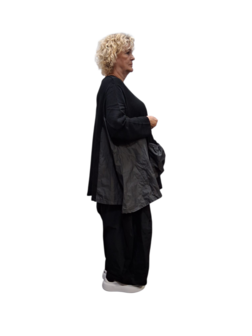 Prima Shirt, effen zwart