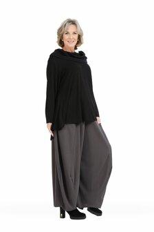 Prima Shirt, effen zwart
