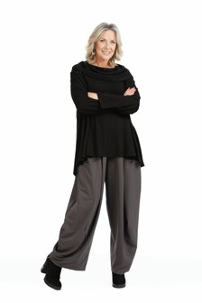 Prima Shirt, effen zwart