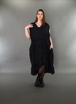 Jurk Brezza diamond zwart
