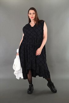 Jurk Brezza diamond zwart
