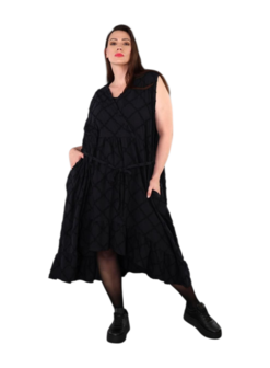 Jurk Brezza diamond zwart