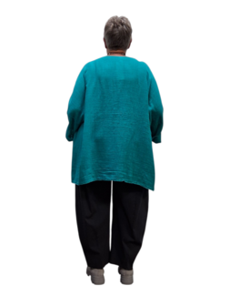 Tuniek ruim-vallende-aqua