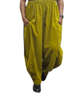 Broek olijfgroen fijne corduroy 