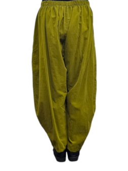 Broek olijfgroen fijne corduroy 