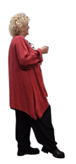 A lijn tuniek rood