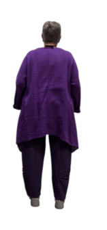 A lijn tuniek purple