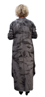 Jurk grijs met print