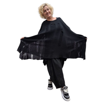  Big Shirt Bella in A-vorm van zachte breikwaliteit