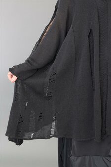  Big Shirt Bella in A-vorm van zachte breikwaliteit