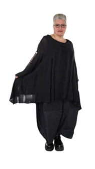  Big Shirt Bella in A-vorm van zachte breikwaliteit