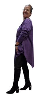 Tuniek-asymmetrisch-purple-2-laags