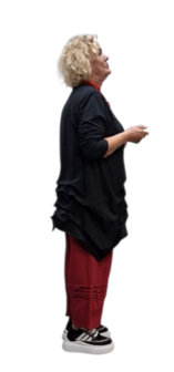 Tuniek zwart met ophaaltjes