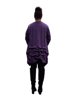Tuniek purple met ophaaltjes