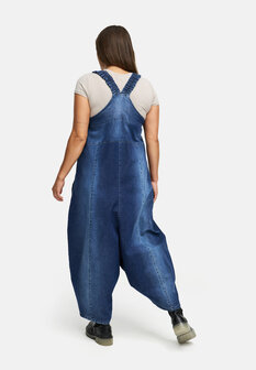Tuinbroek van premium denim `Indiga` stretch