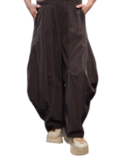 Ruime ballonbroek  bruin corduroy