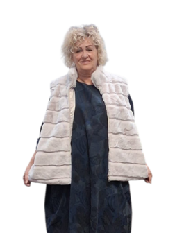Leuke bodywarmer smoky grey